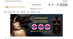 Desktop Screenshot of darshanabeauty.com